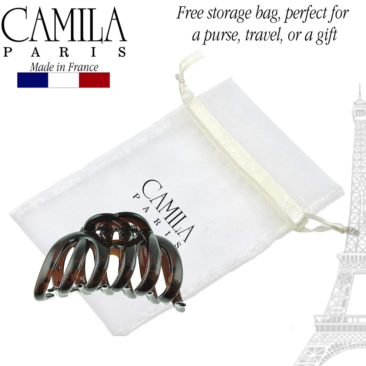Camila Paris AD718 two-pack hair clips for versatile styling