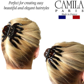 Camila Paris AD718 large clip holds thick hair without slipping