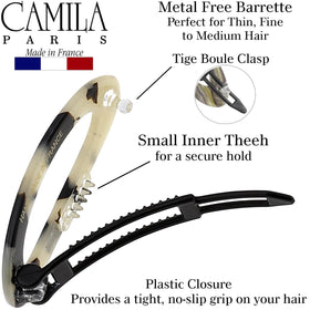 Camila Paris CP1992/2 metal-free closure emphasizing gentle grip and no snag