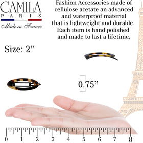 Camila Paris CP1993/2 cellulose acetate durable material offers daily elegance and longevity.