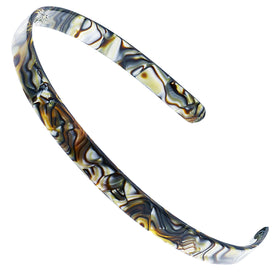 Camila Paris CP2005 headband onyx close-up showing slip-free grip.