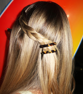 Camila Paris CP2240/2 handmade barrette from France for lasting elegance.