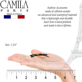 Camila Paris CP2240/2 non-metal closure prevents snagging and discomfort.