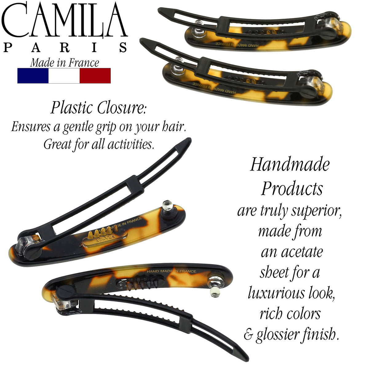 Camila Paris CP2240/2 strong grip works on thick or fine hair.