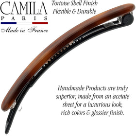 Camila Paris CP2250/2 durable cellulose acetate barrette for long-lasting wear.
