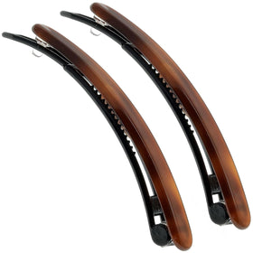 Camila Paris CP2250/2 French hair barrette closeup shows secure hold and elegant design.