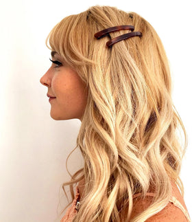 Camila Paris CP2250/2 handmade barrette closeup highlights craftsmanship and luxe finish.