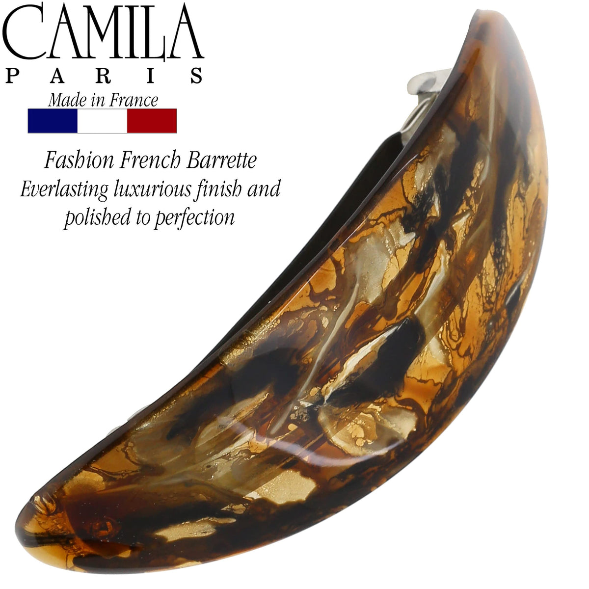 Camila Paris CP3322 decorative barrette adds elegant French flair