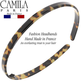 Camila CP3469 headband demonstrates no-slip design for all day wear.