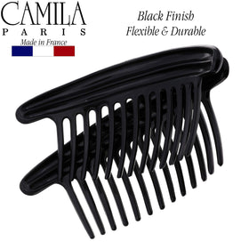 Camila Paris MP978/2 versatile black hair combs for multiple textures