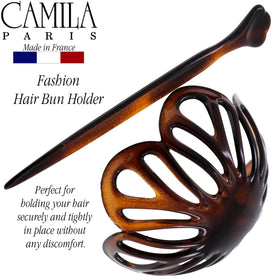 Camila Paris NV149 no-slip bun clip provides comfortable hold