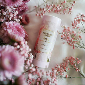 Camille Beckman floral fragrance notes carnation and iris