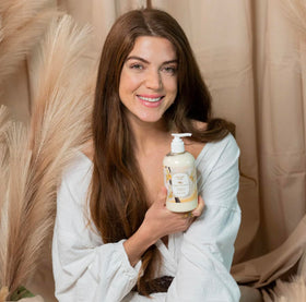 Camille Beckman vegan non-greasy formula packaging and labeling