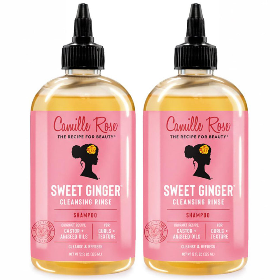 Camille Rose Cleansing Rinse bottle with Sweet Ginger for a refreshing detox cleanse