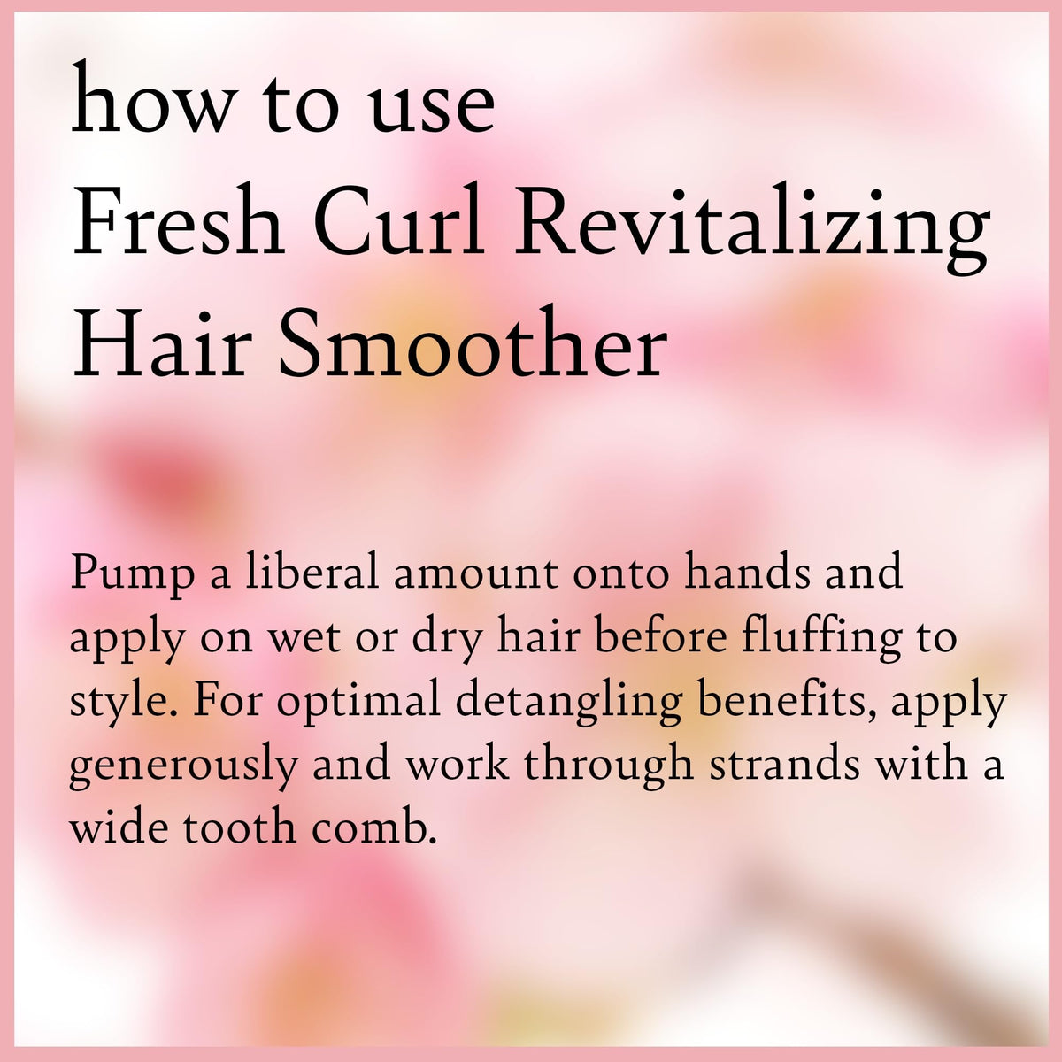 After use, Camille Rose Fresh Curl Cream adds shine and frizz control