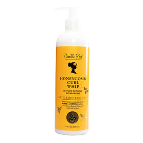 Camille Rose Honeycomb Curl Whip bottle for smooth application and frizz control