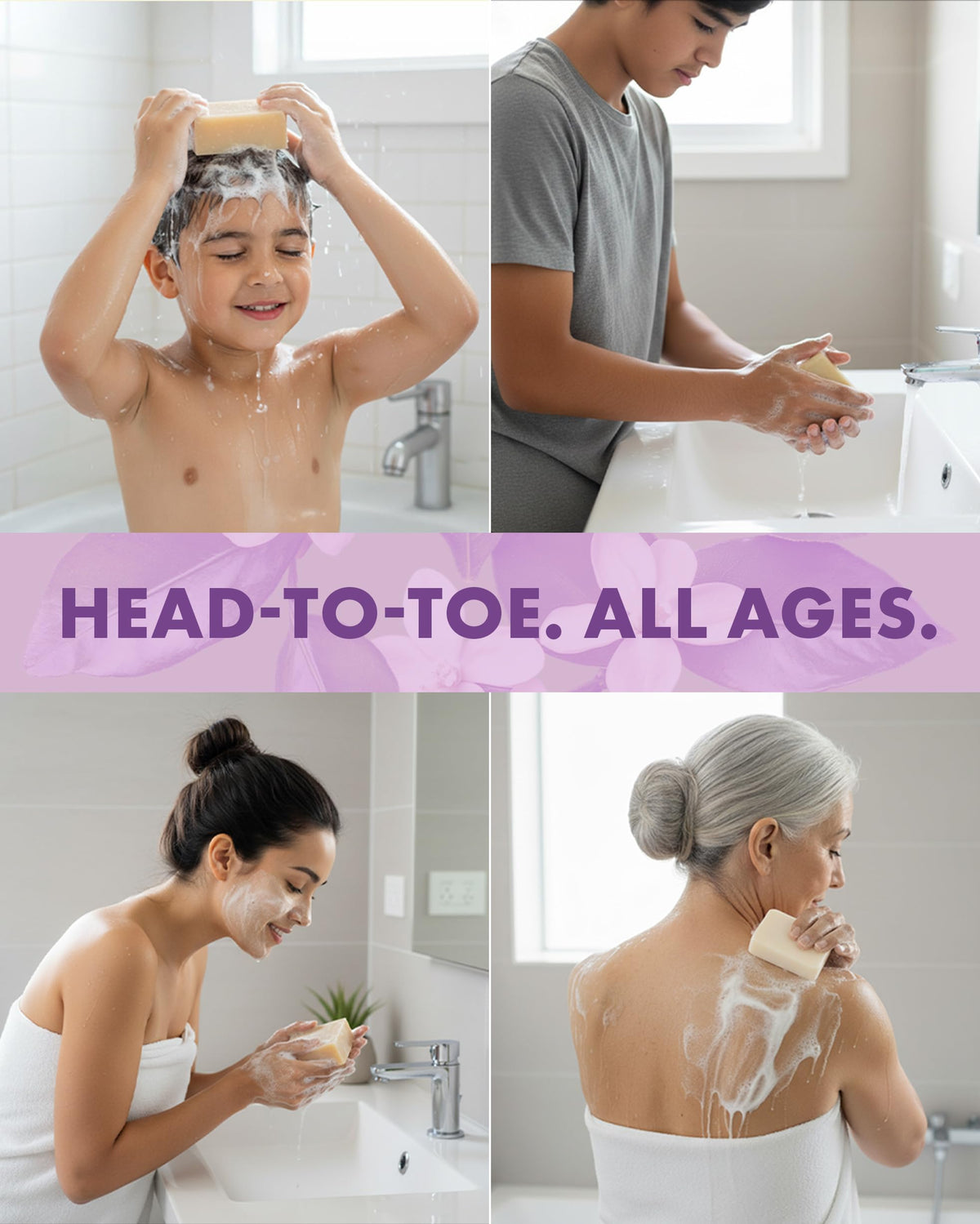 Candida Freedom lemongrass aroma enhances shower experience