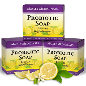 Candida Freedom Massey CF lemon soap bar in daily cleansing role