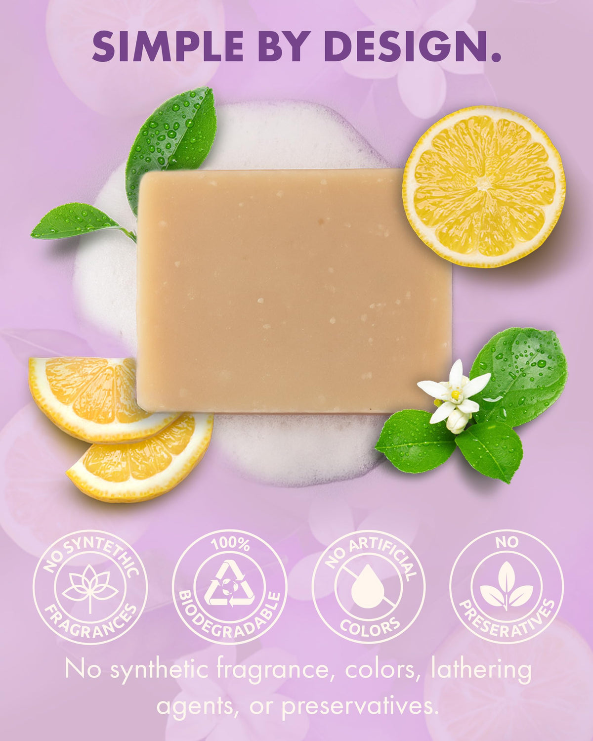 Candida Freedom olive coconut palm oil base nourishes skin during wash