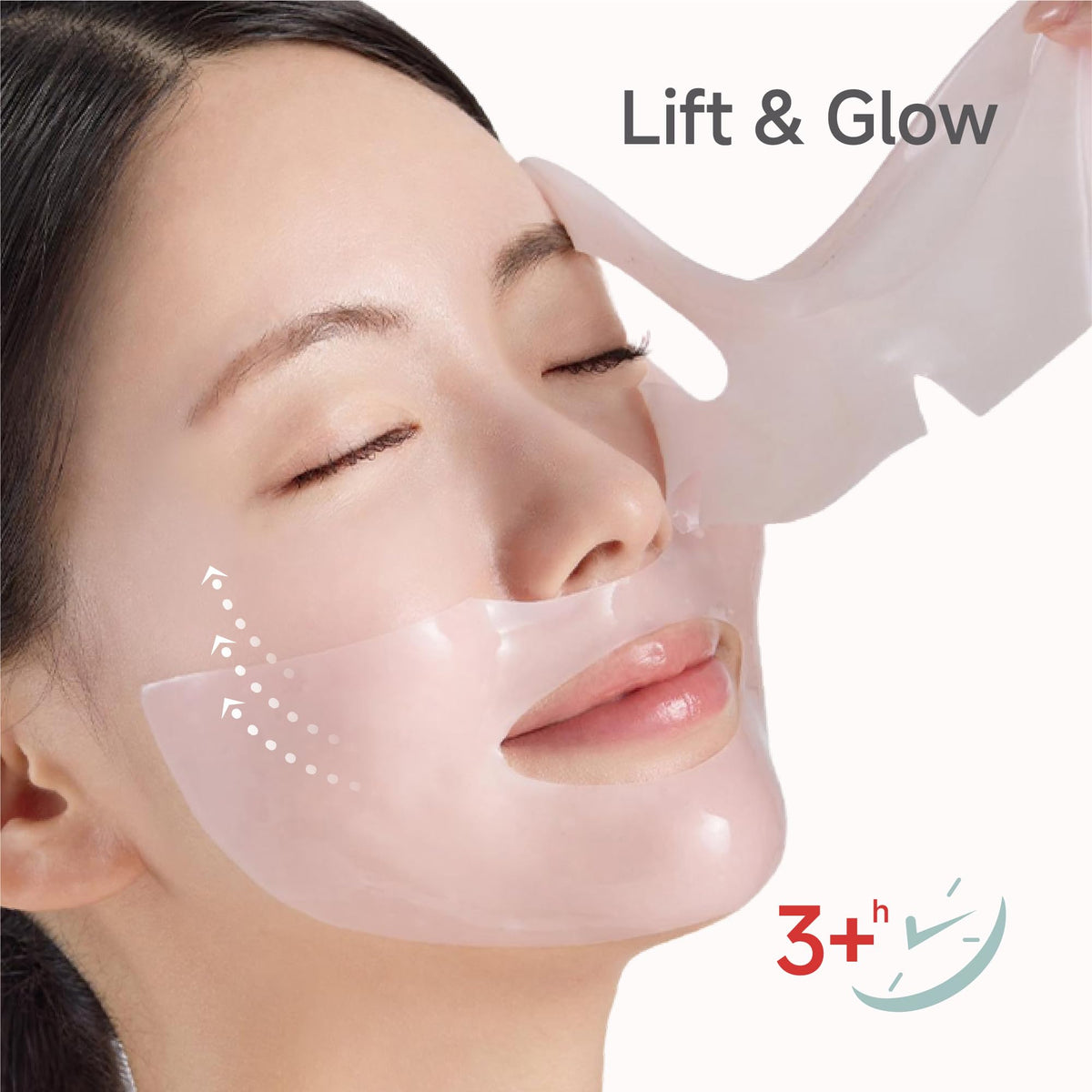 Candorlov CDL application angle demonstrates easy mask placement for at-home spa care.