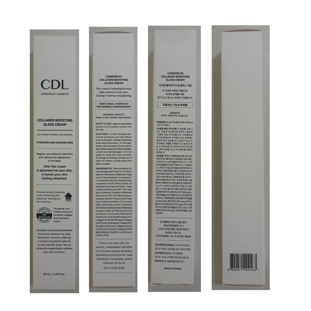CANDORLOV CDL firming and glow from collagen-rich formula.
