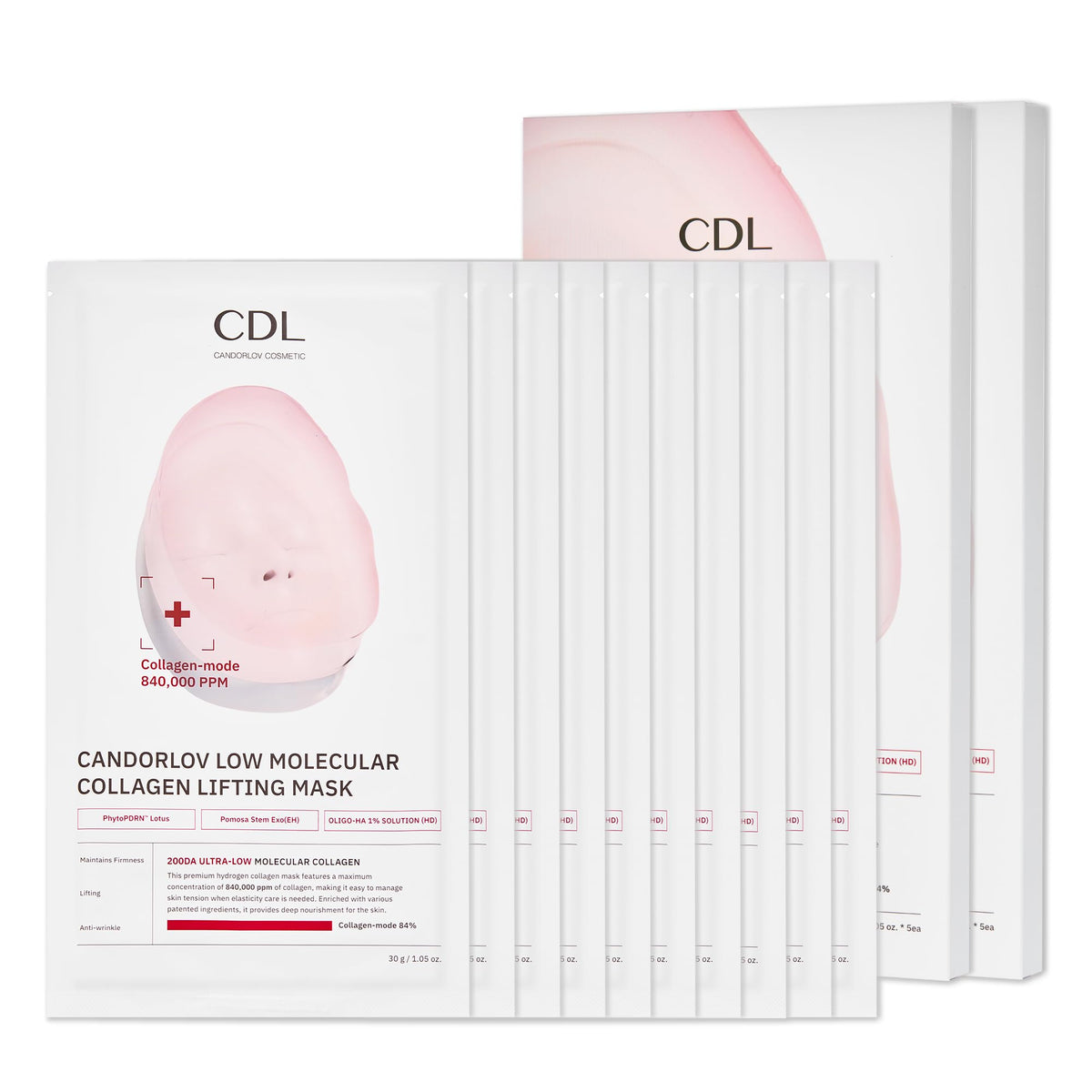 Candorlov CDL packaging shot highlights premium hydrogel skincare for lifting and hydration.