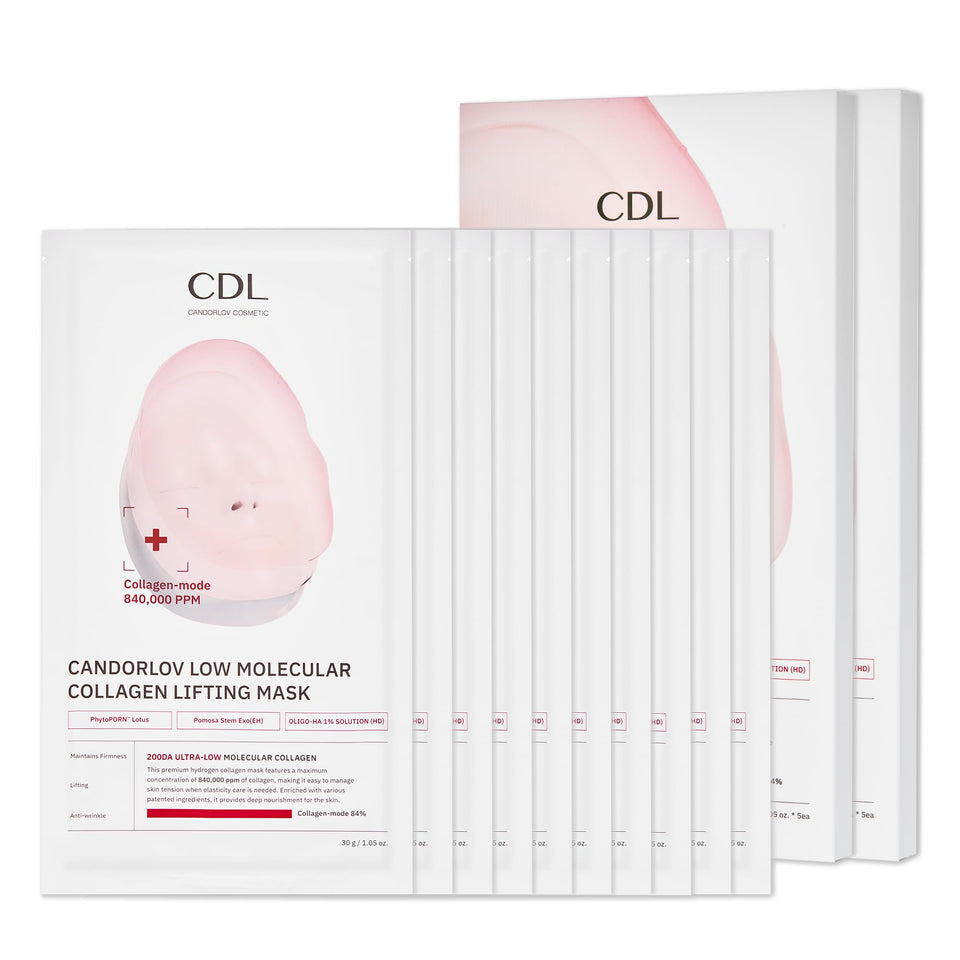 Candorlov CDL packaging shot highlights premium hydrogel skincare for lifting and hydration.
