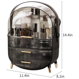 CANITORON storage fits lotions, serums, lipsticks, perfumes, powders, and masks neatly.