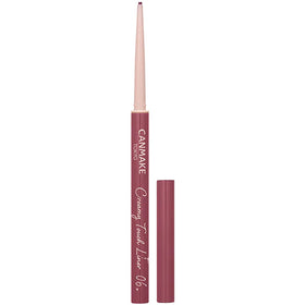 CANMAKE Creamy Touch Liner 1.5mm Slim Eyeliner in Foggy Plum for precise definition.
