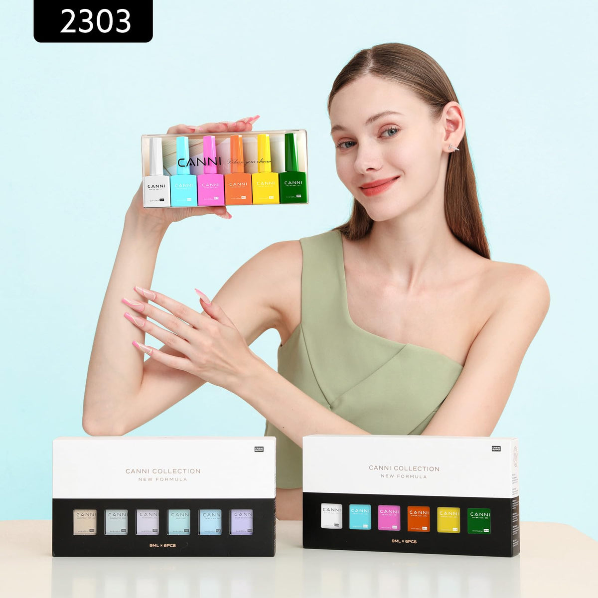 CANNI bottle with 3D crystal label emphasizes color accuracy.