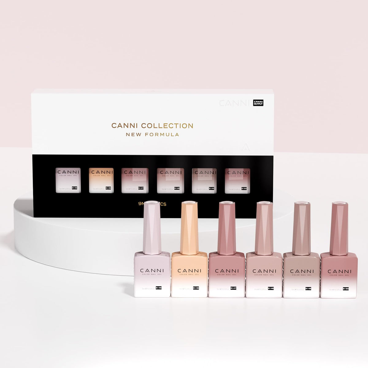 CANNI bottle side view highlights thick brush for smooth coverage.