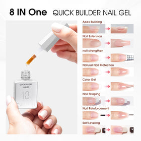 CANNI Neutral Nude Pink builder gel for soft, versatile nail color.
