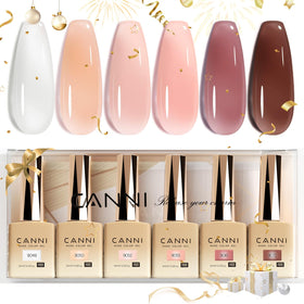 CANNI 9ml jelly nude bottle for a long-lasting at-home manicure