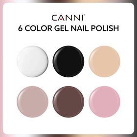 CANNI 9ml Hema-Free black bottle ideal for chic fall nails.