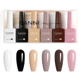 CANNI 9ml Hema-Free white bottle ready for at-home gel manicures.