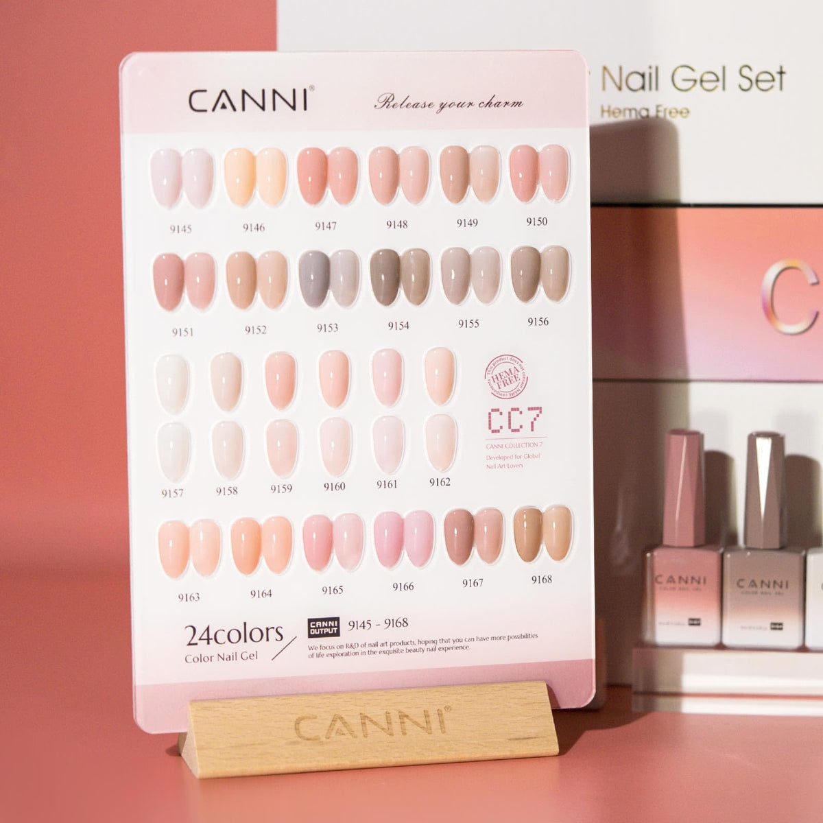 CANNI CC7 bottle closeup showing color accuracy for precise shades
