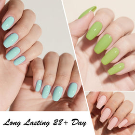 CANNI CC8 color variety enables many nail looks.