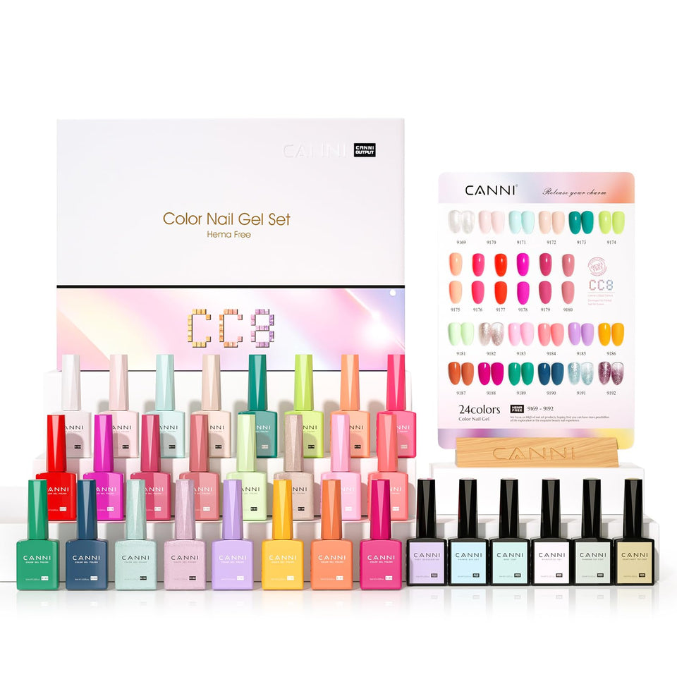 CANNI CC8 packaging shows 30 colors, ideal gift-ready set.