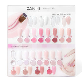 CANNI CF1 30-pcs gel nail polish bottles organized for versatile nail art