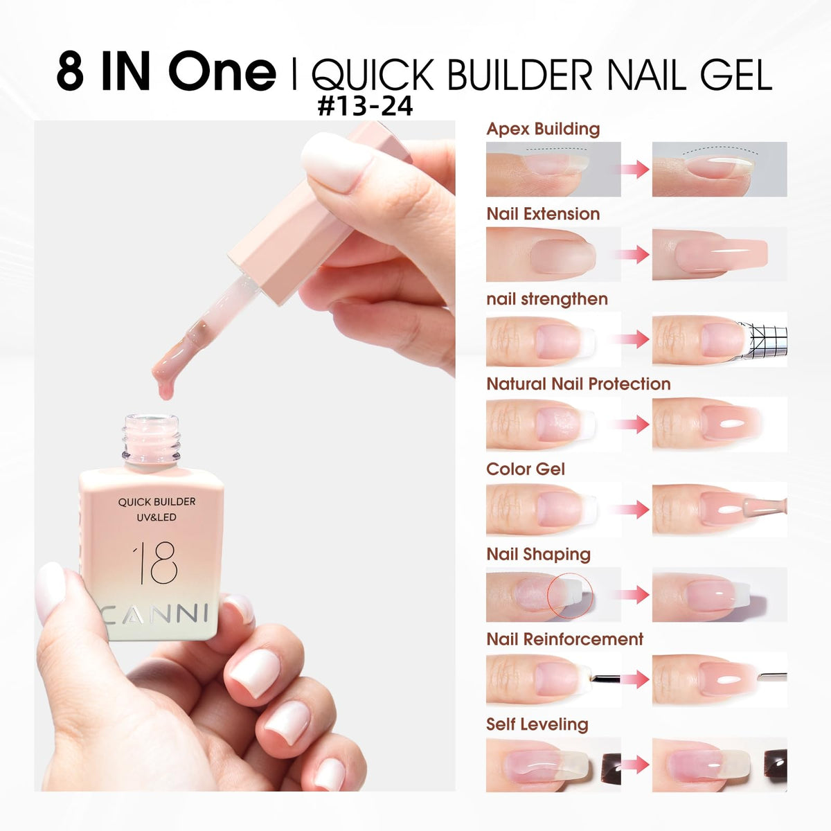 CANNI CF1 at-home manicure setup shows easy DIY application
