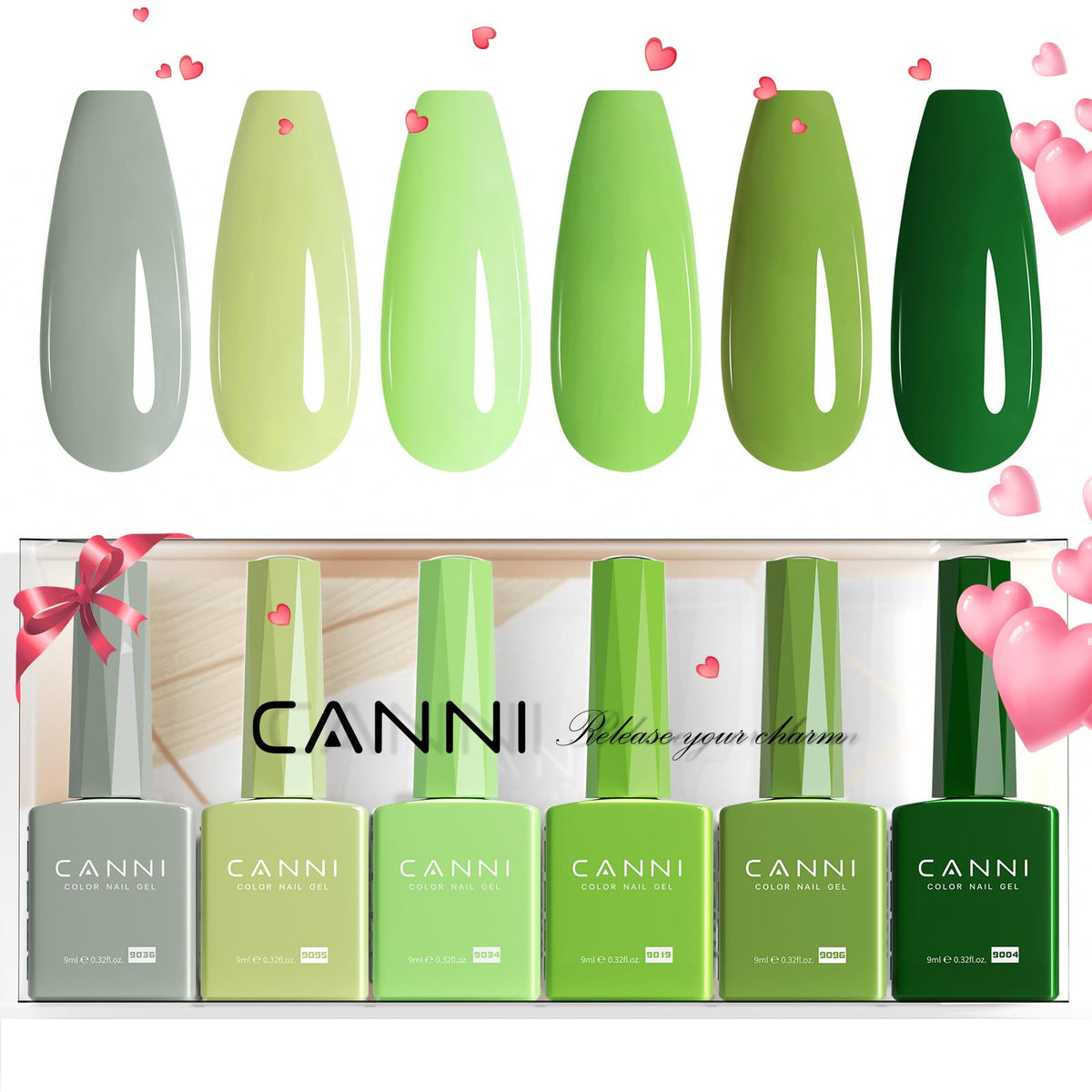 Emerald-green collection includes dark sage, forest, and olive tones.