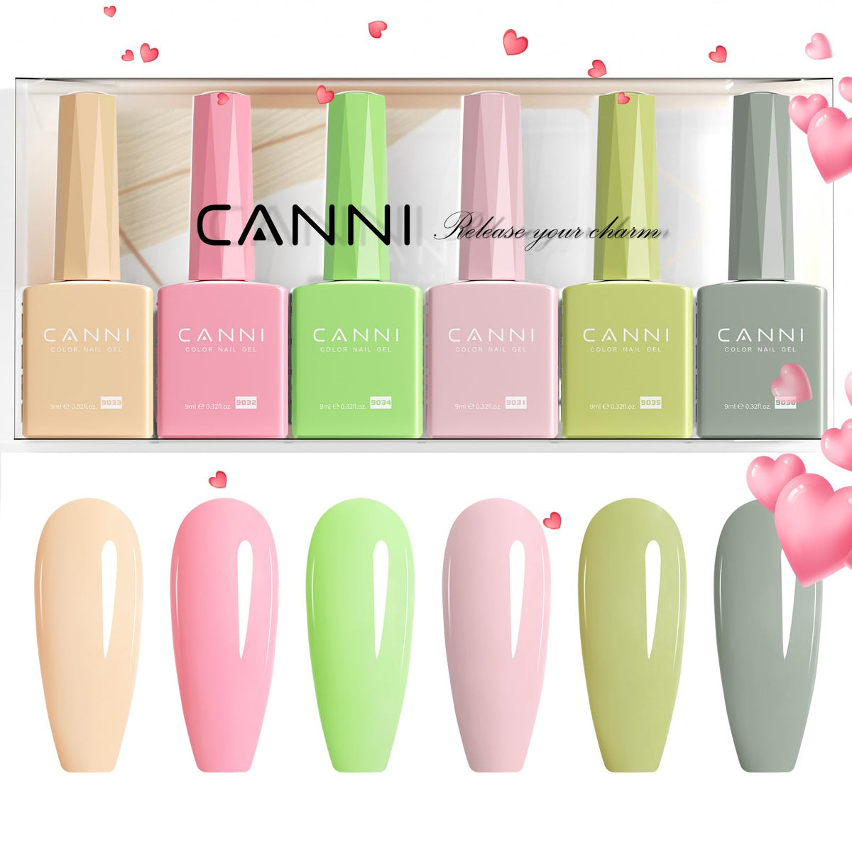CANNI DIY manicure at home using pastel shades
