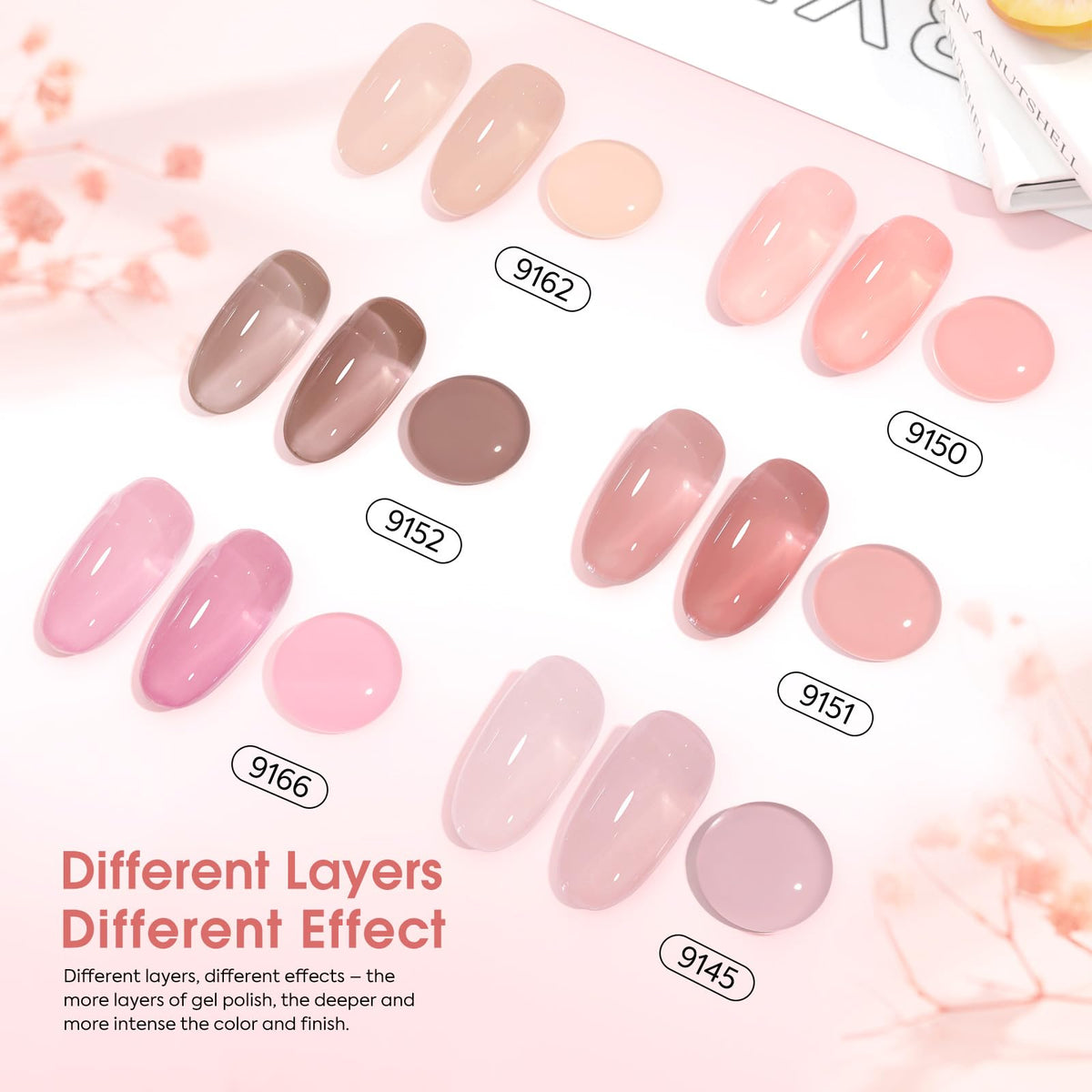 CANNI gel nail polish brush detail for easy, even application