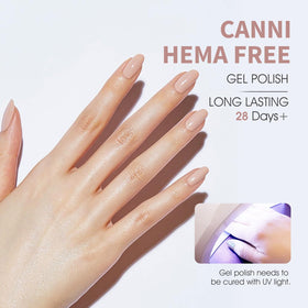 CANNI gel nails achieve a glossy, salon-style finish at home.