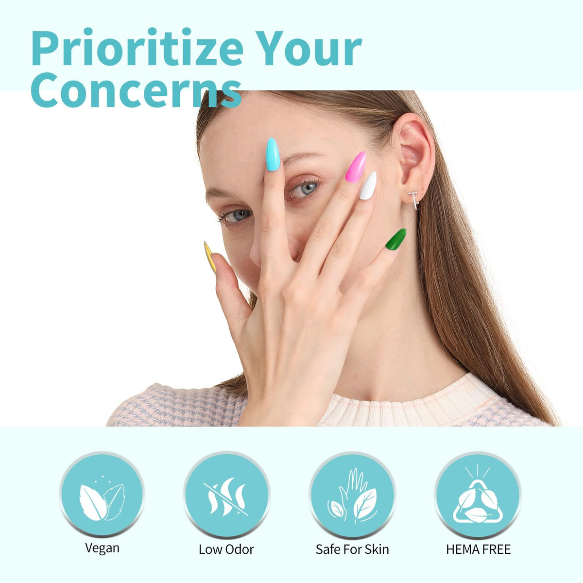 CANNI blue gel color swatch for vibrant, smooth application.
