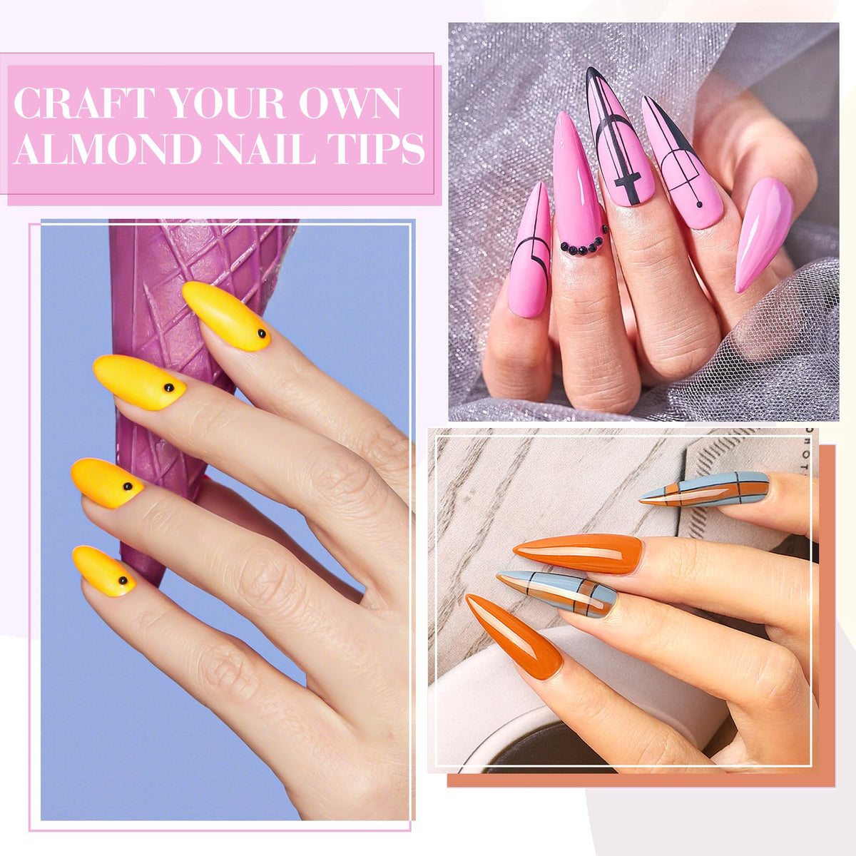 CANNI orange gel color swatch for bold nail art.