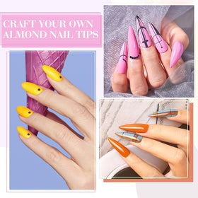 CANNI orange gel color swatch for bold nail art.