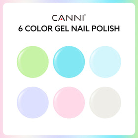 CANNI blue Hema-free gel polish delivers smooth application and lasting color.