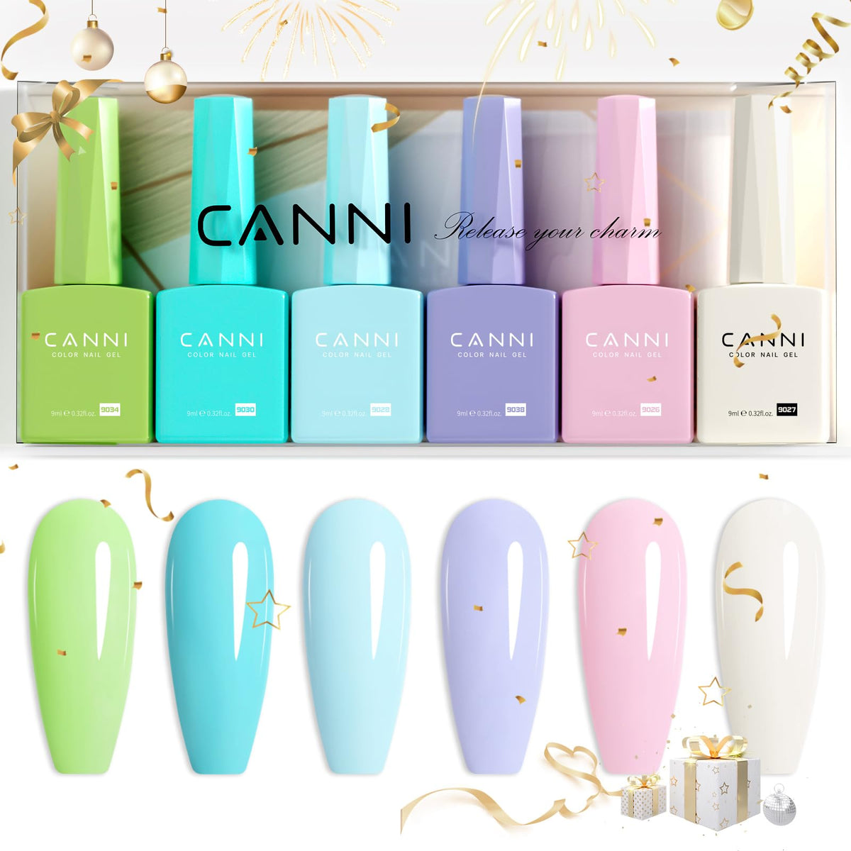 CANNI green Hema-free gel polish for safe at-home manicures.