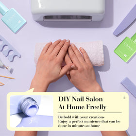 CANNI milky white Hema-free gel polish for soft, elegant nails.